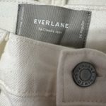 Everlane NEW Cheeky Straight Jean Womens Size 26 Bone Off White High Rise Photo 5