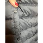 Kerisma  Black Down Snap Button Vest Sz. L Photo 5