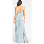Show Me Your Mumu  Kendall Maxi Dress in Silver Sage Crisp NWT Medium Photo 2