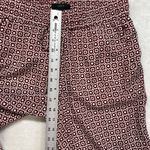 J.Crew Pants womens 0 Red Geo Print A3796 Drawstring Classy Lounge Womens Pants Photo 3