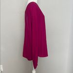 Zelos Long Sleeve Keyhole Back Shirt Pink Size Large NWT Photo 1