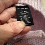 Who What Wear Orchid Petal Chunky Lavender Button Up Sweater Large NWT Photo 7