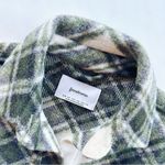 Stradivarius NEW  Plaid Green Shacket Jacket Coat Photo 5
