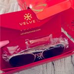 Velvet Tees Velvet Mauve and Gold Aviator Sunglasses Photo 6