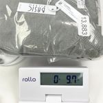 Basic Milano Women Sweater Large Balloon Sleeve Minimalist Old Money Luxury Knit Gray Photo 8