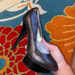 Halston Heritage HALSTON Cindy platform pump black bronze metallic size 6 Photo 8