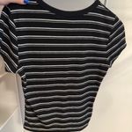 Rue 21 Black striped Top Photo 1