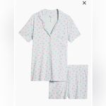 SKIMS Soft Lounge Short Sleep Set – XS – Cloud Candy Heart Print – NWOT Photo 4