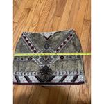 Alice + Olivia Elana Sequin Beaded Gold Embellished Mini Skirt Size 8 Photo 12