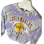 Hybrid Apparel  Los Angeles Lakers Tie Dye Crewneck Sweater Size Small Photo 4