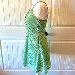 SEAFOAM CROCHET LACE DRESS Green Photo 2