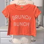 True Craft Crop Tee Brunch Bunch Top XS Womens EUC Photo 1