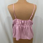 BP Bow Detail Smocked Back Tank Top Cami in Pink Opal Photo 3