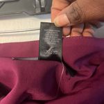 Ashley Stewart Plus Size Burgundy High-Low Midi Skirt Size 16 NWOT Photo 3