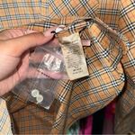 Burberry  London England Classic Vintage Check Button Up Shirt Womens 14 EUC Photo 7