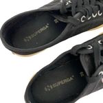 Superga  Black Canvas Platform Sneakers Women’s 6 Casual Streetwear Photo 5
