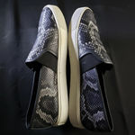 Vince  Slip‎ On Snake Embossed Granite Leather Sneakers Flats Shoes Photo 7