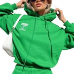 Princess Polly Oversized Sweatshirt Hoodie Psychic Green L 12 Photo 0