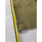 MOTHER Denim MOTHER Paint Splatter Wide Leg Pants Olive Green Women's Size 28 Photo 8