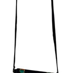 Vintage J Renee Black Velvet Purse Embroidered Ornaments Strap Photo 0