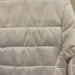Spyder  off white zip front jacket size medium Photo 6