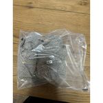 Free People FP Going For Gold V Neck Wrap Crop Sweater Long Sleeve Knit Size XS Photo 13