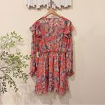 Lost + Wander  Floral Bliss Mini Dress in Peach Multi One Size NWT Photo 5