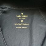 Beyond Yoga Kate Spade x Black Full Zip Long Sleeve Peplum Active Run Jacket L Photo 3