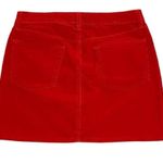 Gap Red Corduroy Stretch Casual 5 Pocket Mini Skirt ~ Ladies Size 6 / 28 Photo 1