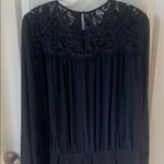 Michael Kors  Black Lace Overlay Romper Photo 9