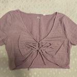 PacSun  Tie Front Crop Top Photo 0