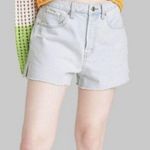 Wild Fable  Women's Jeans Shorts Size 2 Blue High Rise Cut Off Light Wash Denim Photo 1