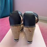 Chloé Glyn Espadrille Wedge Sandal in Black Leather Photo 7