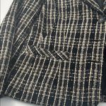 Worthington  Black and Cream Plaid Blazer Photo 7