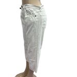 Baby Phat Y2K White Cotton Spandex Blend Denim Wide Leg Cropped Jeans Juniors 9 Photo 2