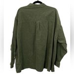 Lucky Brand NWT Women’s Corduroy Shirt Sz XXL Olive Green Button Up Long Sleeve Photo 4