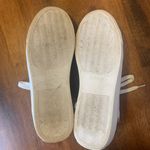 J.Crew Women's Saturday Sneaker 8 White Sneakers with Leopard Detail Photo 10