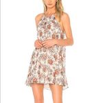 BB Dakota  Alissa Beige & Orange Floral Swing Dress Women S Nordstrom Boho Fringe Photo 1