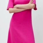 ZARA  Pink Mock Neck Sweater Dress(Size Small) Photo 0
