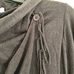 Lovestitch  Carys Fringe Shawl Sweater Gray M Photo 3