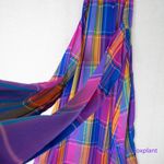 Ann Taylor New!  Petite‎ Madras Plaid Belted Halter Dress, size 2P Photo 8