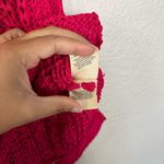 Anthropologie Moth Fuchsia Pink Cabled Knit Shell Sleeveless Sweater Tank Size M Photo 7