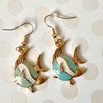 Tropical Fish Earrings 🐠 Gold Photo 1