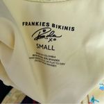 frankie's bikinis Frankie’s Bikinis x Pamela Anderson NWTs Pacific Yellow Floral Print One Piece Photo 8