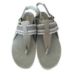Sorel  Out N About Plus Walking Leather Sage Green Sandals size 9.5 Photo 1