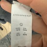 Atmosphere  SZ L fur collar long sleeveless sweater vest Photo 4