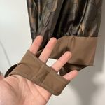 Cami NYC NWT Axel Green Camo Silk Bodysuit Size Small Photo 4