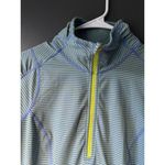 Zella  Women's Striped Quarter-Zip Performance Top Photo 1