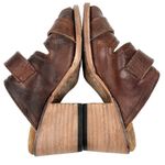 Freebird Caprice Sandals Brown 5 Leather 2.5" Block Heel Photo 4