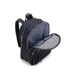 NWT No Boundaries Black Double Gusset Travel School Stylish Black Zip Backpack Photo 3